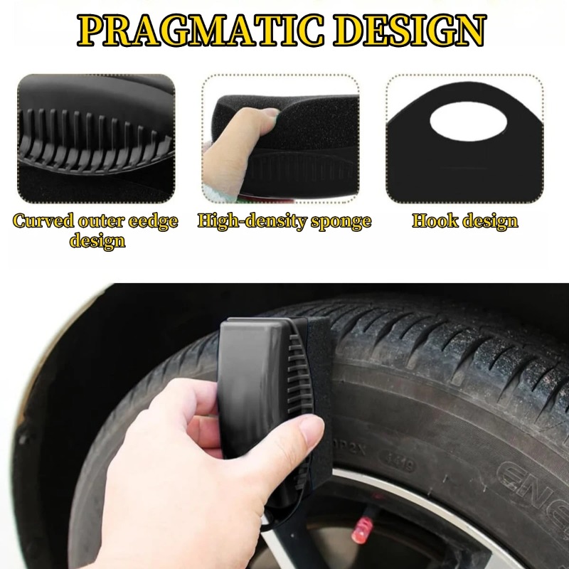 Wax Applicator Pad - Car Wheel Hub Brush Lidded Polishing